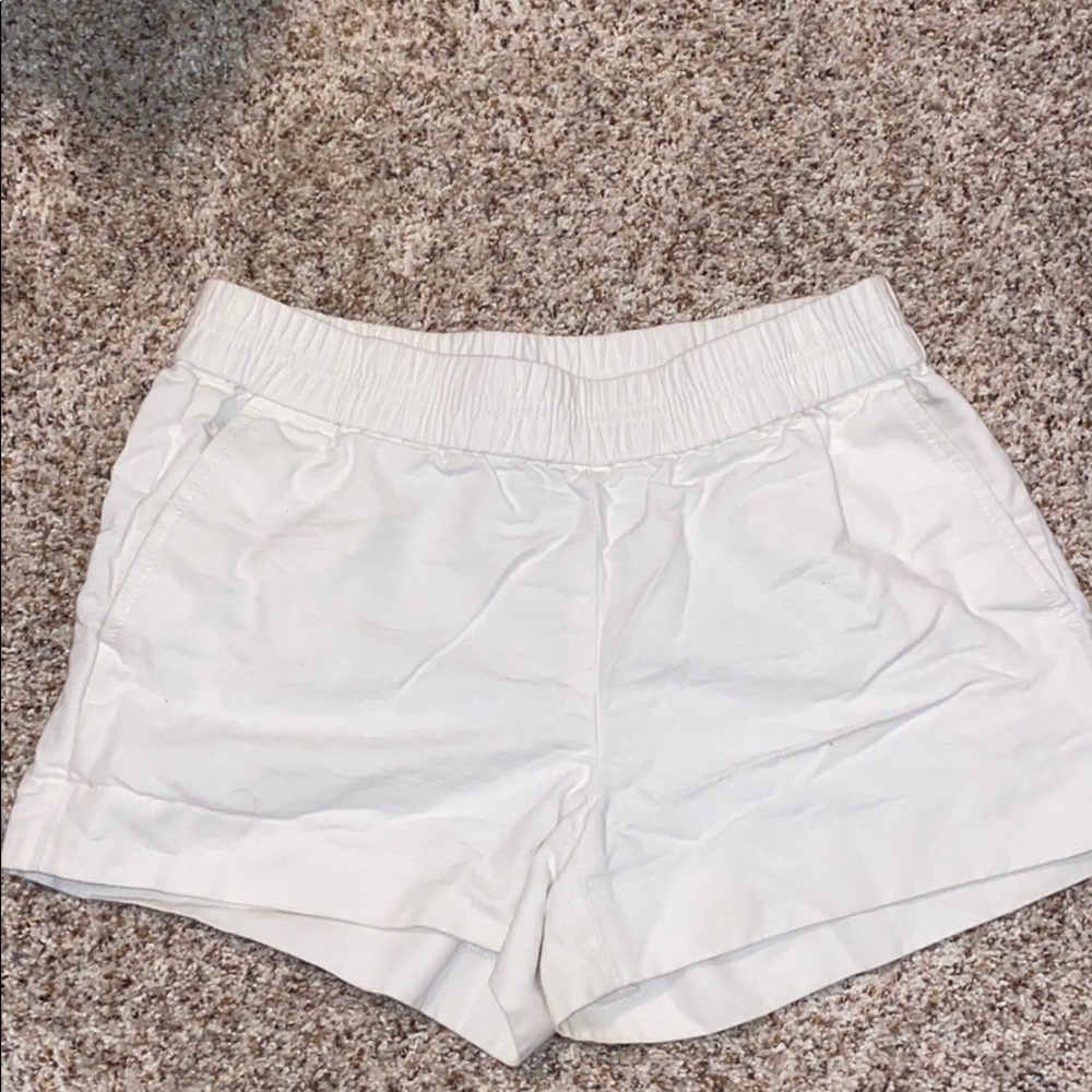 J Crew White Shorts